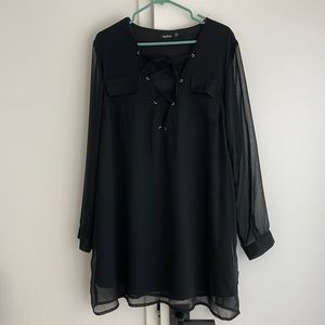 Boohoo Black Dress